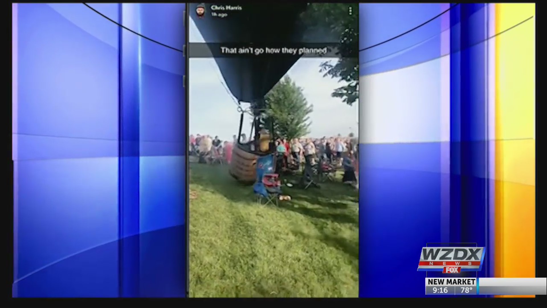 Some scary moments in Missouri when a hot air balloon made a hard landing into a crowd of spectators at a festival.