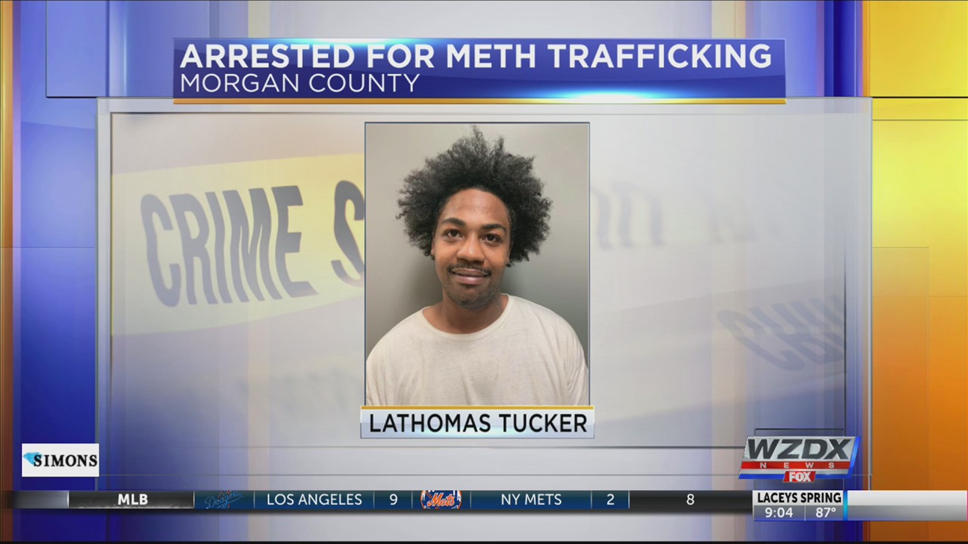 A man was arrested after authorities found over 3 pounds of meth.