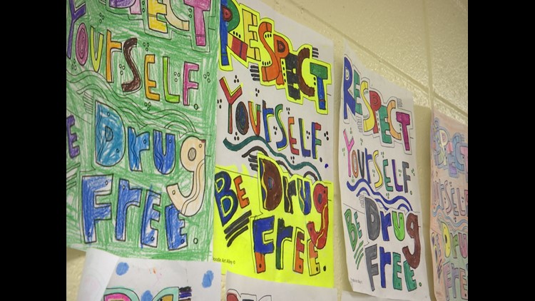 Slogans, colors teach kids to say ‘no’ to drugs
