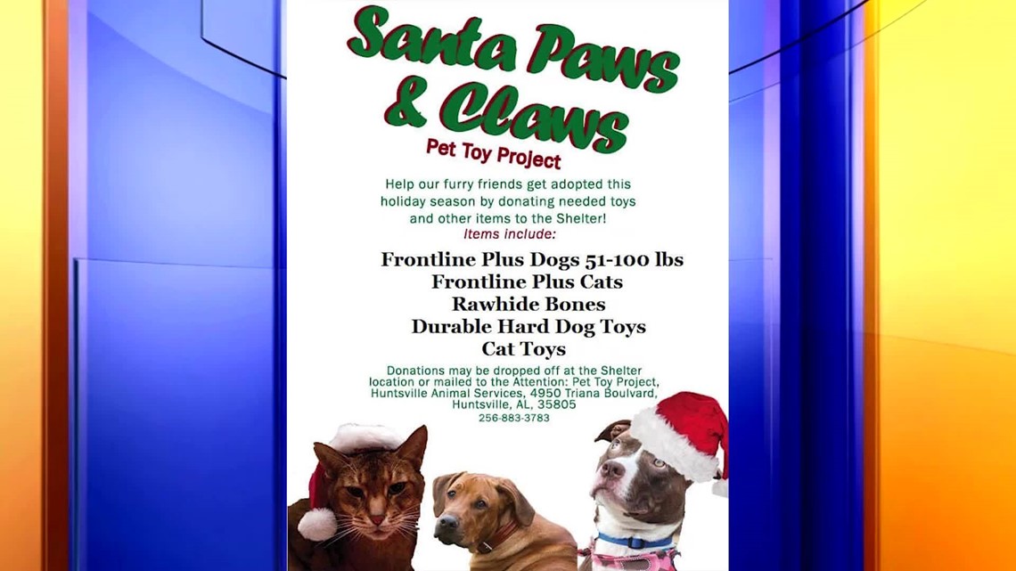 Huntsville Animal Services is hosting Santa Paws and Claws! |  