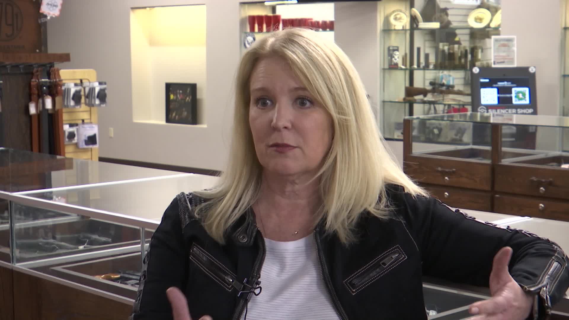 Bullet & Barrel Co-owner, Melanie Hammer Murray, talks about what the updated firearm policy in Alabama means for her store.