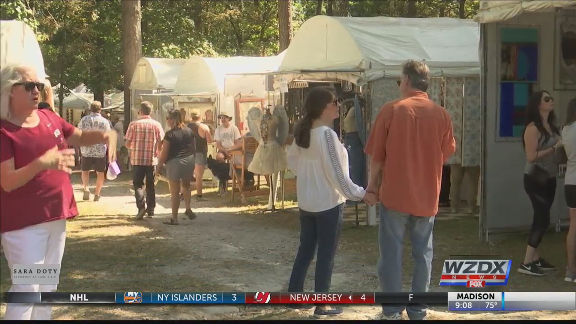 Works of art from artists across the country are on display for locals to check out at the Monte Sano Art Festival.