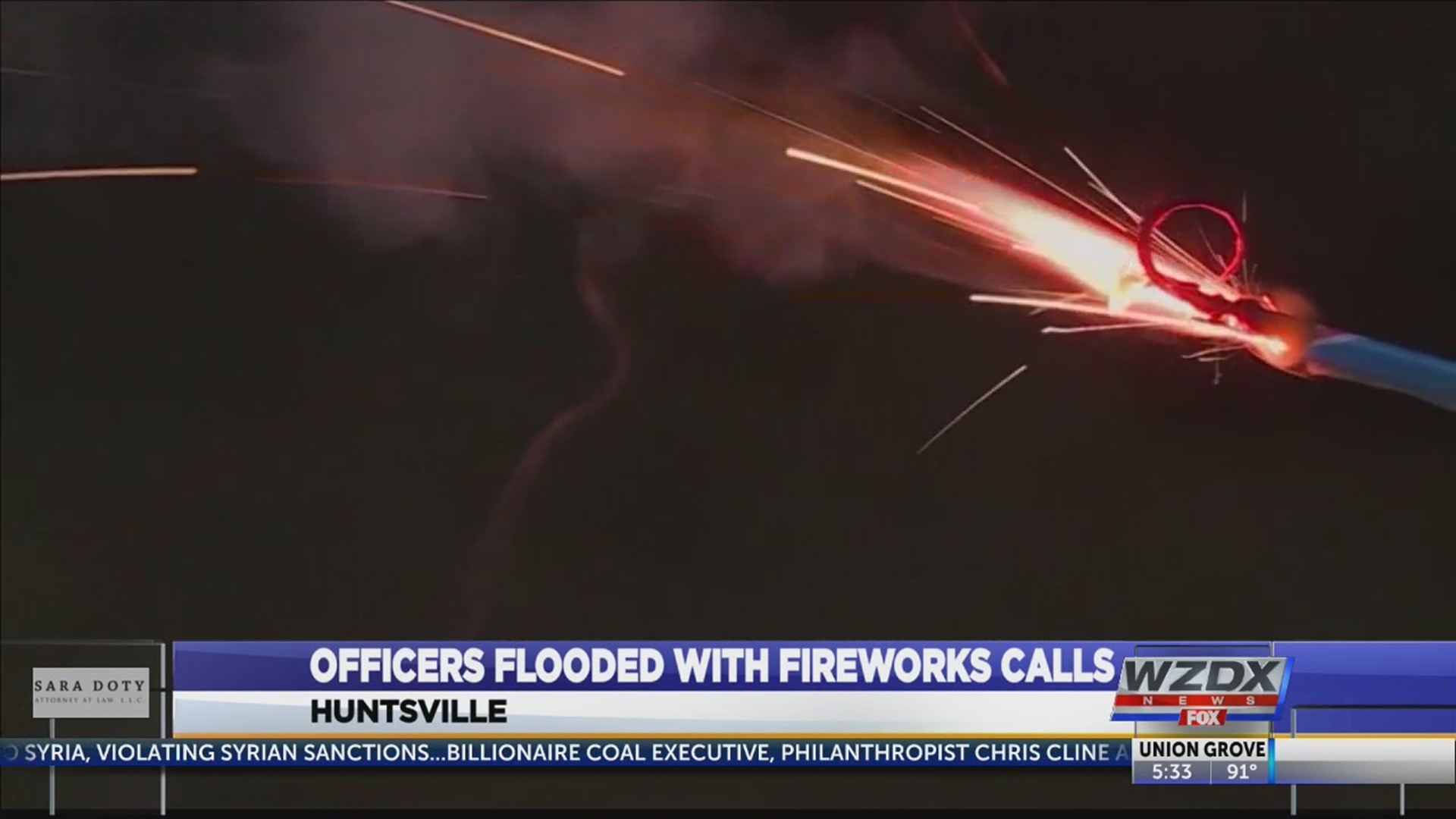 Huntsville Police officers were flooded with calls this 4th of July.