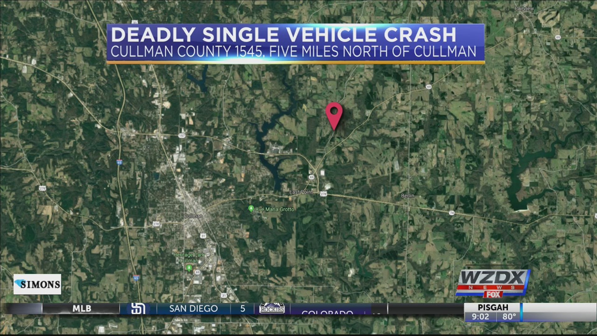 A Cullman woman is dead following an early morning crash Sunday.