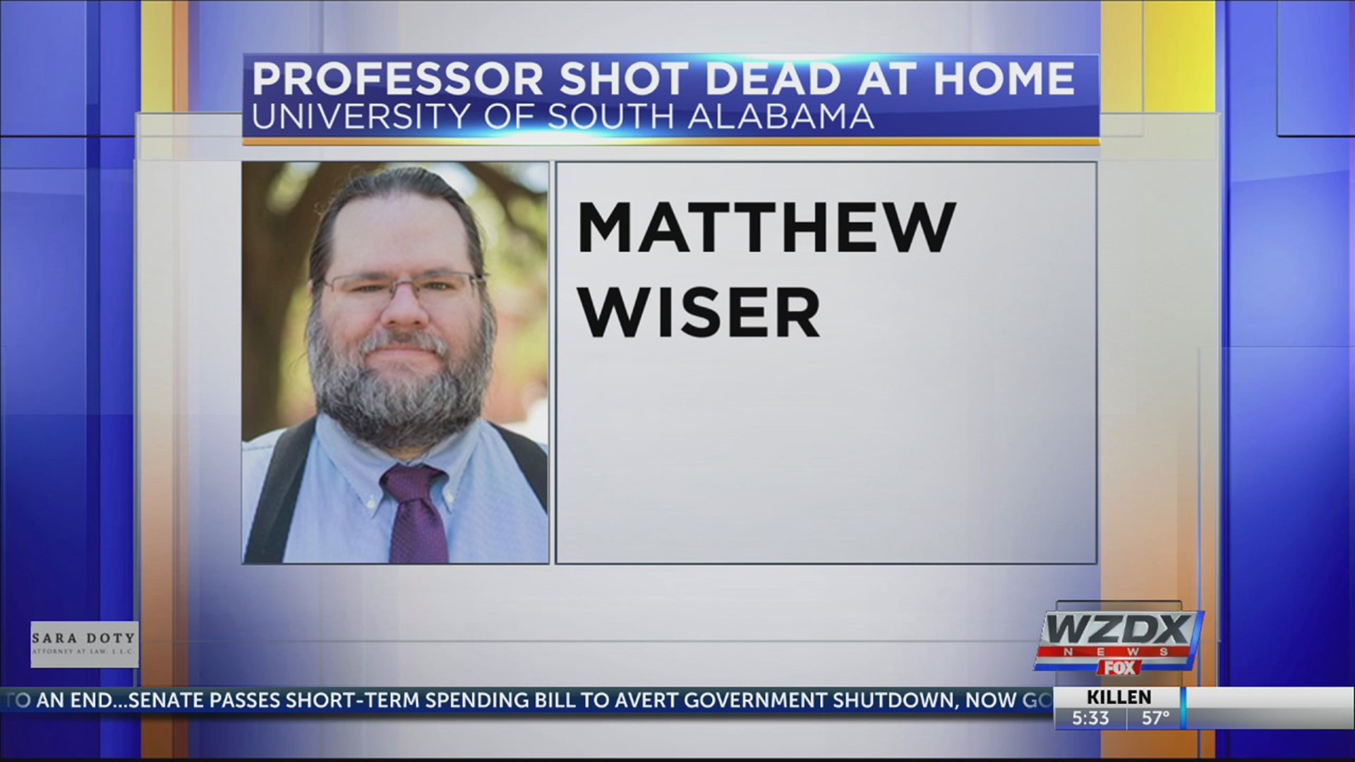 A University of South Alabama teacher was found shot to death inside his home after police went to check on him because of co-workers’ concerns, authorities said Thursday.