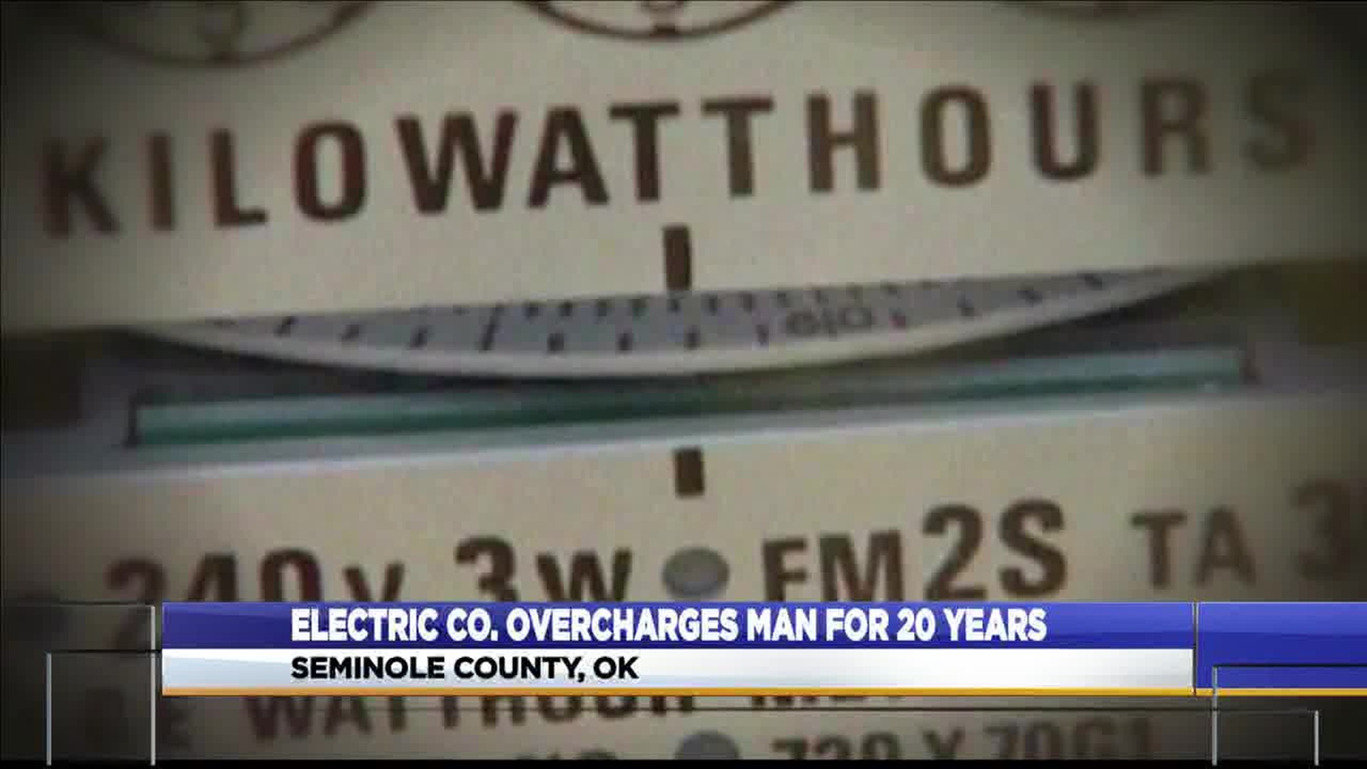 An Oklahoma man recently found out he's been overcharged by his electric company for more than 20 years.