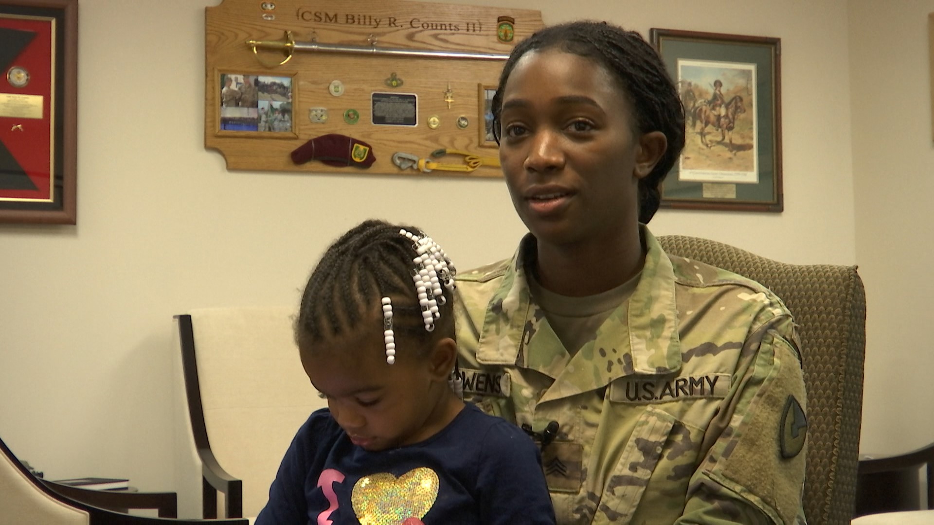 SGT Nickie Owens, Religious Affairs NCO at Redstone Arsenal, shares about serving in the Army and what comes to mind when she thinks about Military Family Appreciation Month.