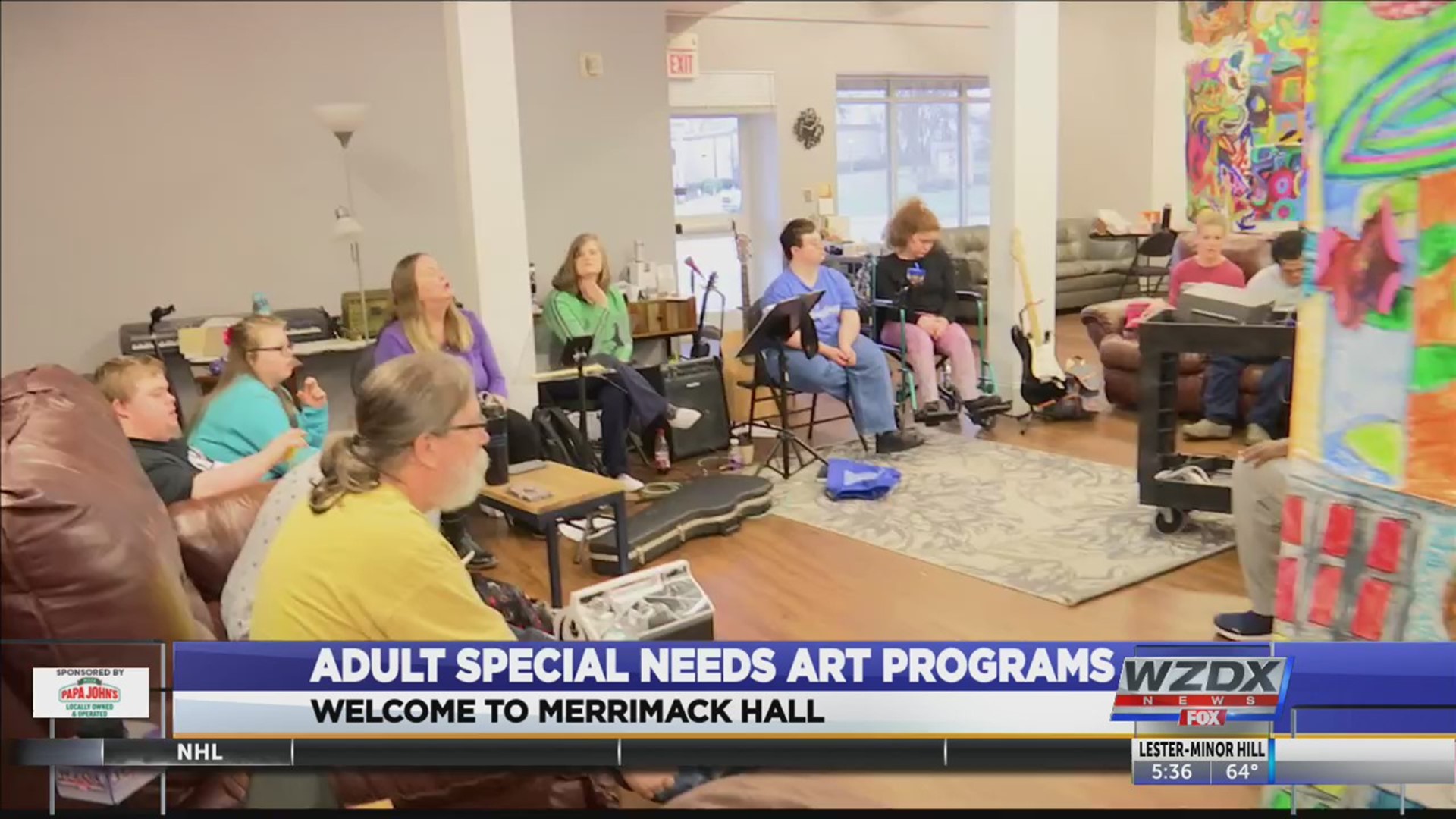 Merrimack Hall is a performing arts center in Huntsville that provides art, music, and theater classes for children and adults with special needs.