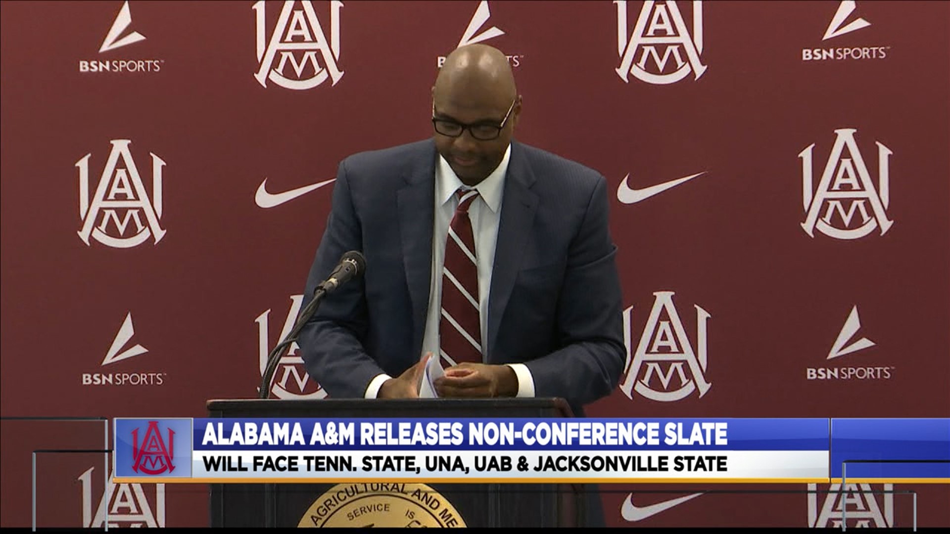 The Alabama A&M Men’s basketball program has announced its 2019-20 basketball regular season non-conference schedule today, which includes three games at Elmore Gymnasium and four Power Five conference road games.