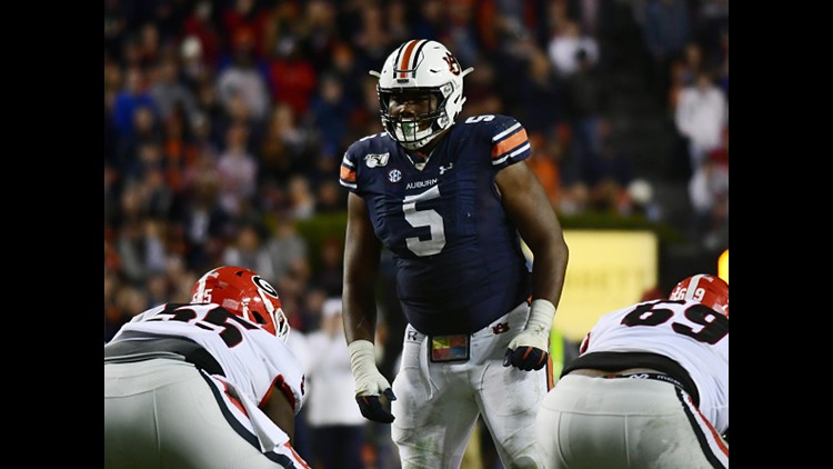 Auburn Tigers: Derrick Brown leads group of linemen looking to improve