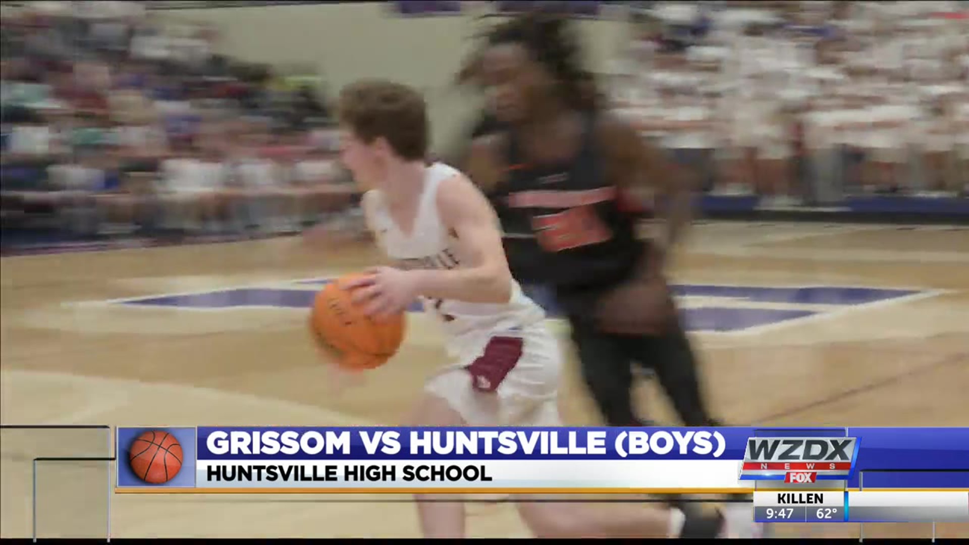 Huntsville takes down Grissom at home. Boys win 44-32, and girls win 47-17.