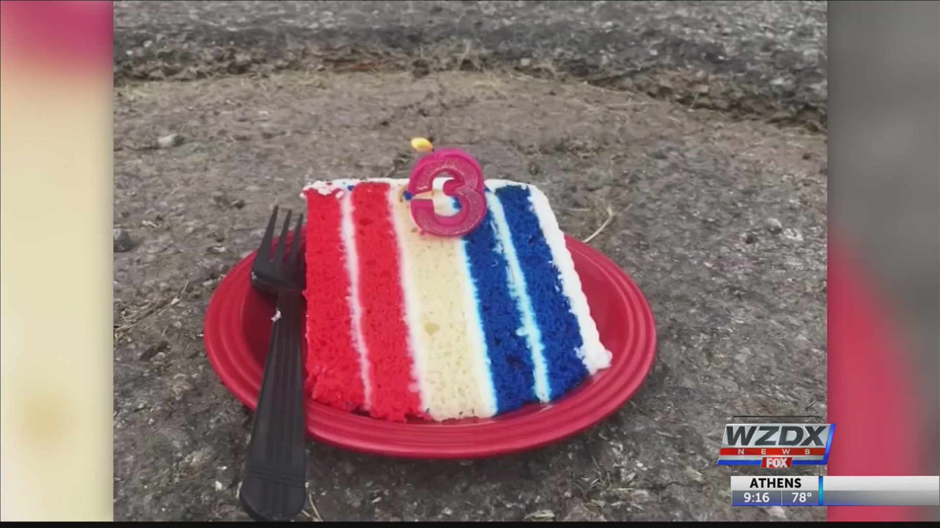 A Missouri man held a birthday celebration for a three-month-old pothole.