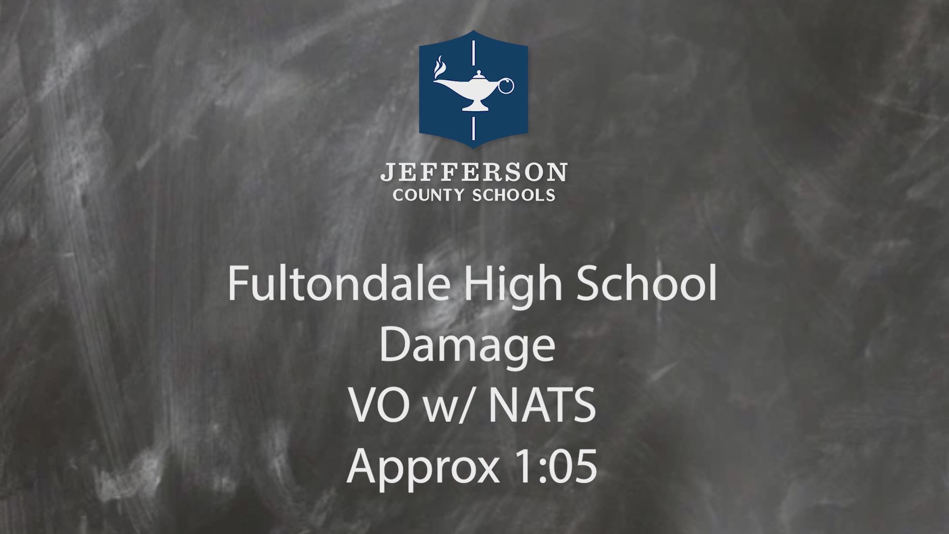 Fultondale High School sustained damage from a tornado that swept through central Alabama