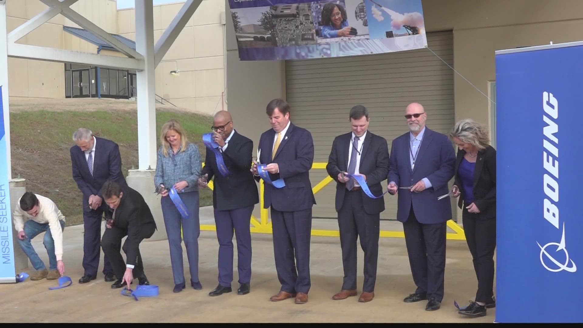 It's a new  9,000 sq. ft. expansion of the Huntsville Electronics Center of Excellence, which produces hardware for Boeing defense, space & security systems.