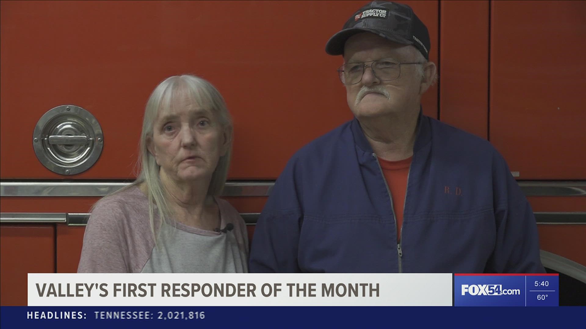 A couple's love for service goes deep.. They've been serving for the Bobo Volunteer Fire Department for 42 years and counting!