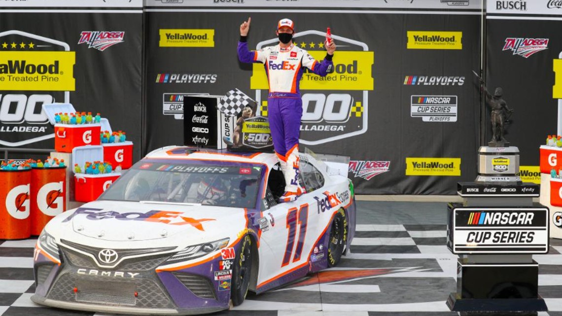 Toyota Racing on X: In honor of Denny Hamlin's win 🏁 at