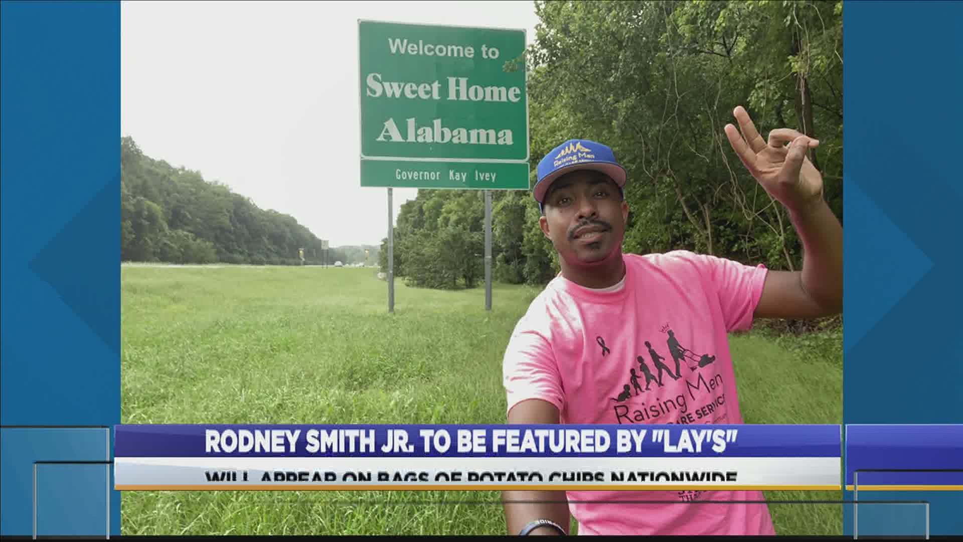 Rodney Smith Jr. is one out of 30 people selected by Lays to appear on the chip bags. Up to $1 million in proceeds will benefit Operation Smile.