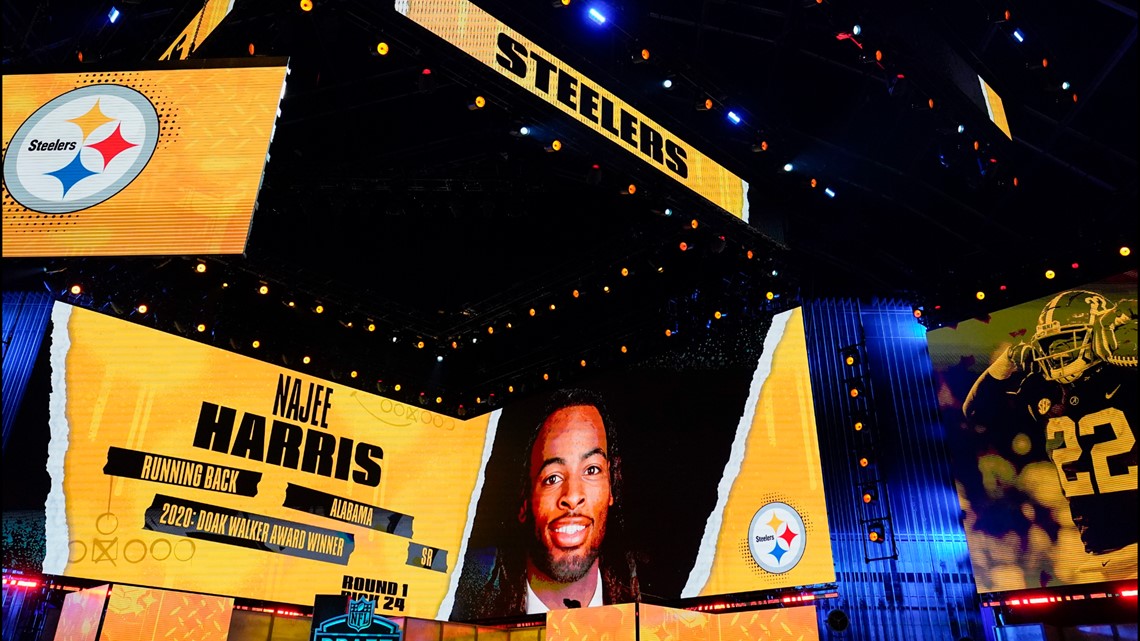 The Pittsburgh Steelers take RB Najee Harris at No. 24