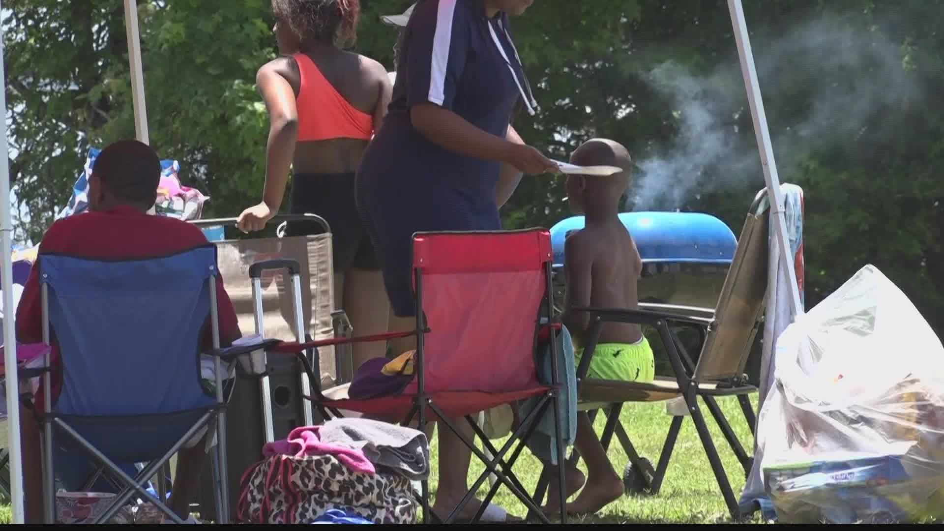 This Memorial Day, Alabamians at Point Mallard Park were able to celebrate in a somewhat normal fashion with grilling and a day in the sun.