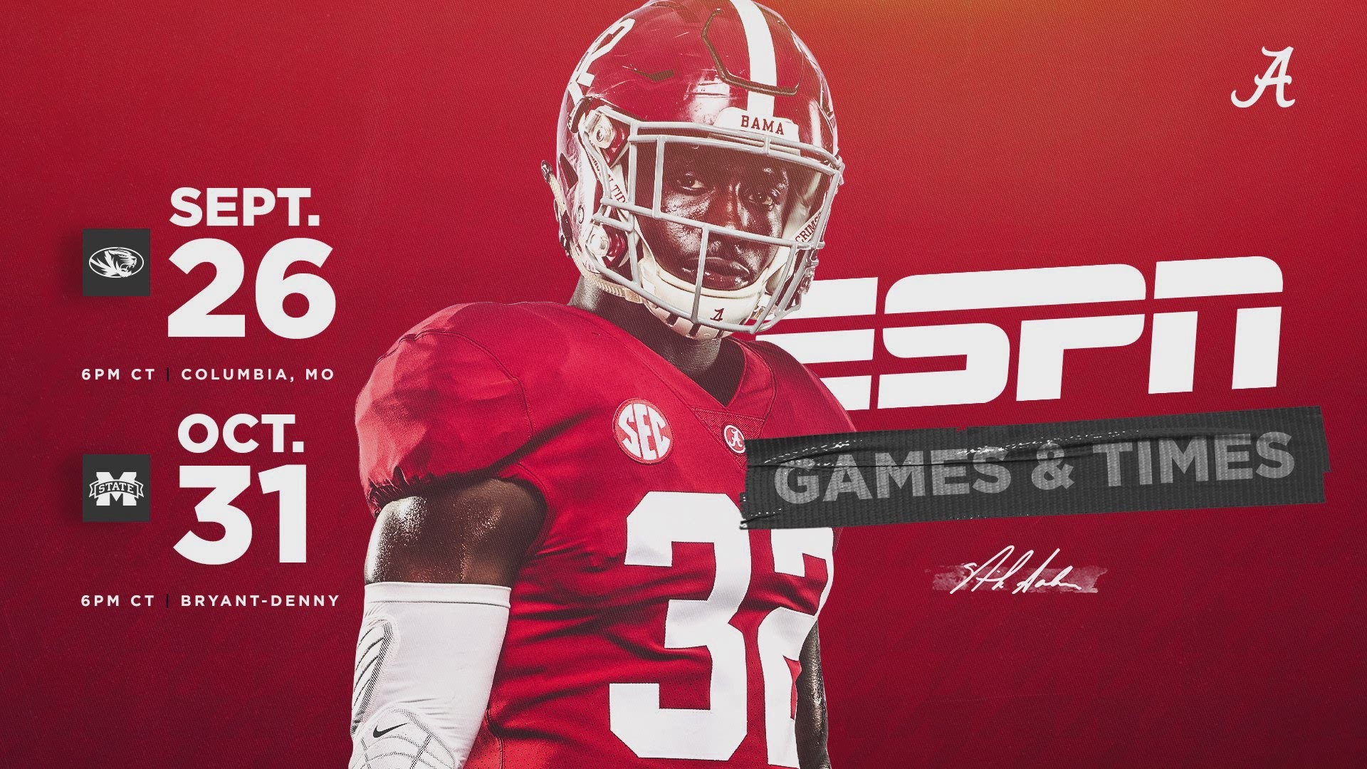 CBS, ESPN and SEC Network football schedules released for 2020 season