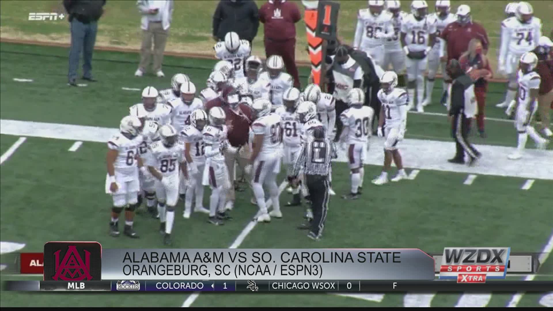 Aqeel Glass threw for 272 yards and four touchdowns & AAMU bounced South Carolina State 31-7 on Saturday in a non-conference FCS spring opener for both teams