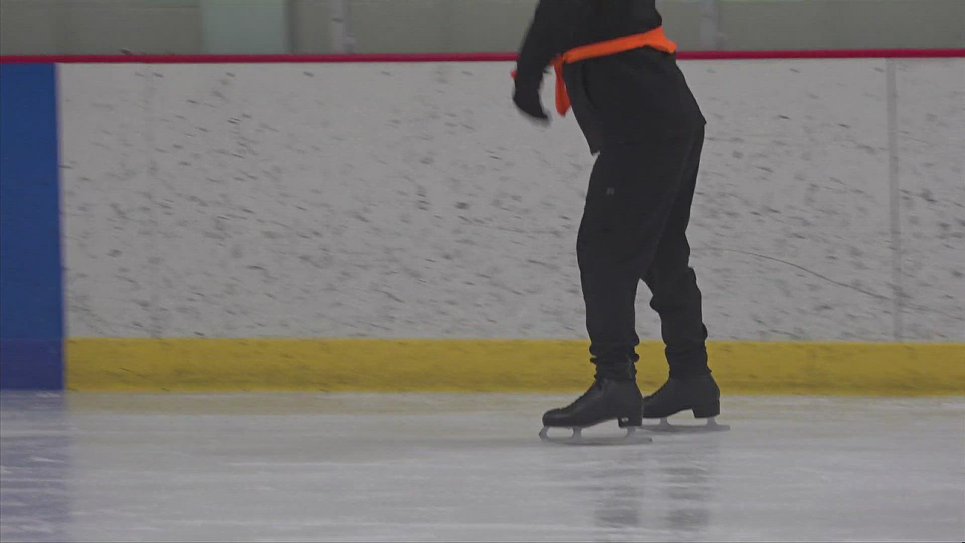 super bowl commercial ice skating