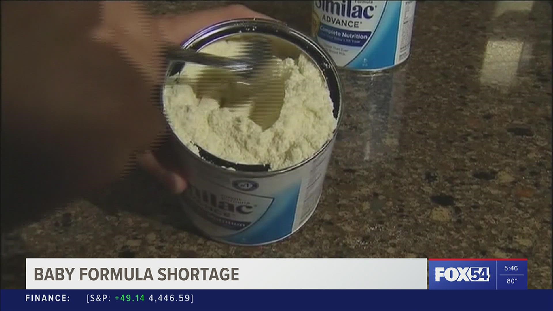 A shortage on baby formula is causing some families to look in other places besides stores for milk replacement.