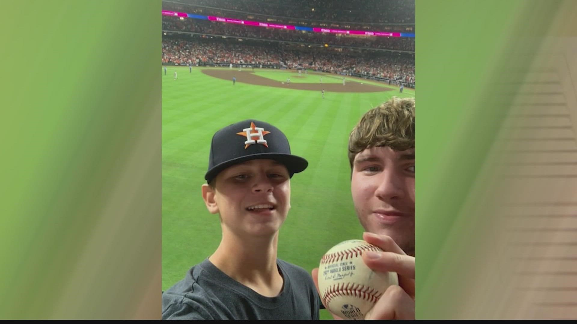Meet the teens who took home Freddie Freeman's Game 6 home run ball.