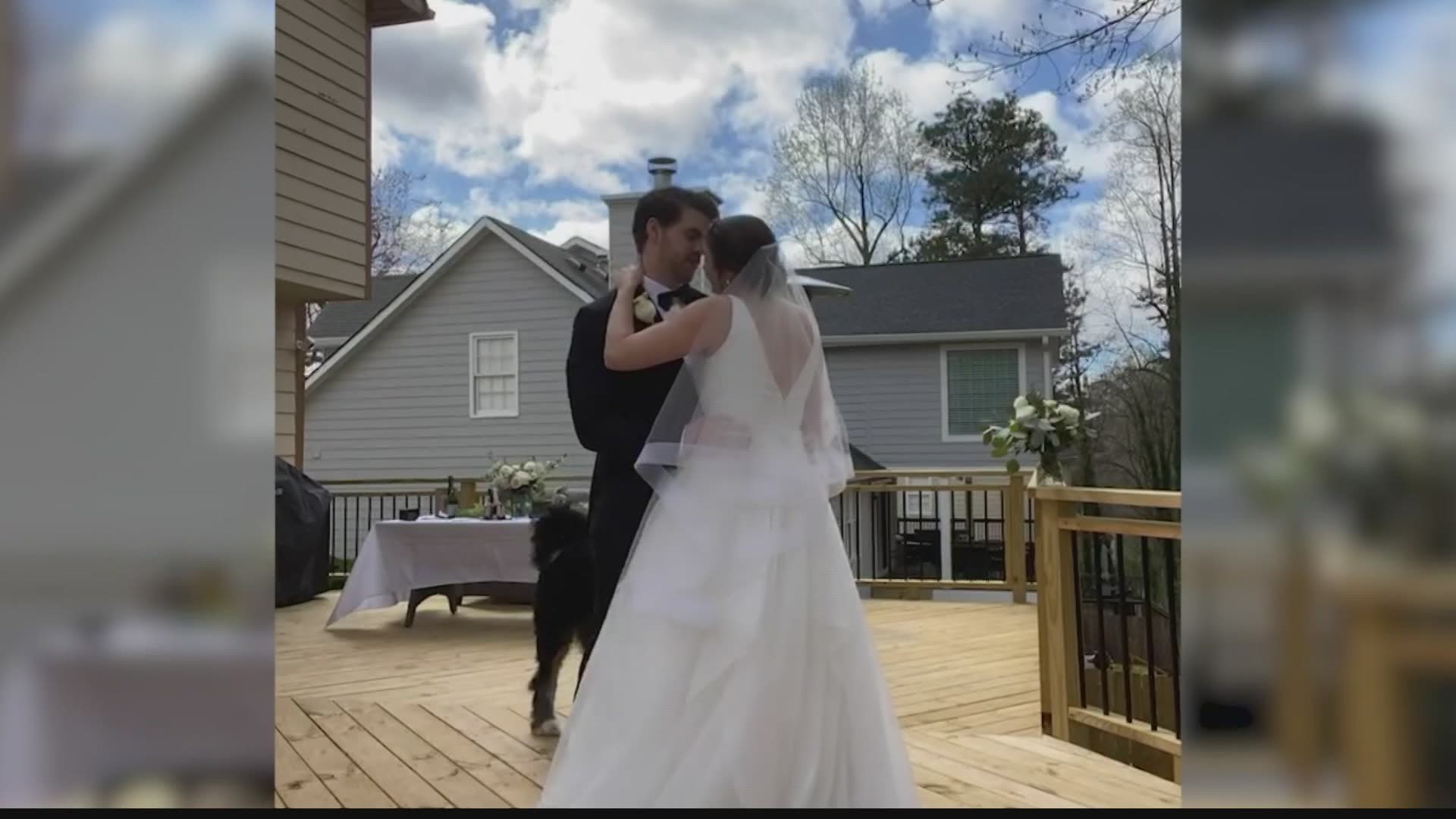 Some couples are getting creative, choosing to exchange vows digitally.