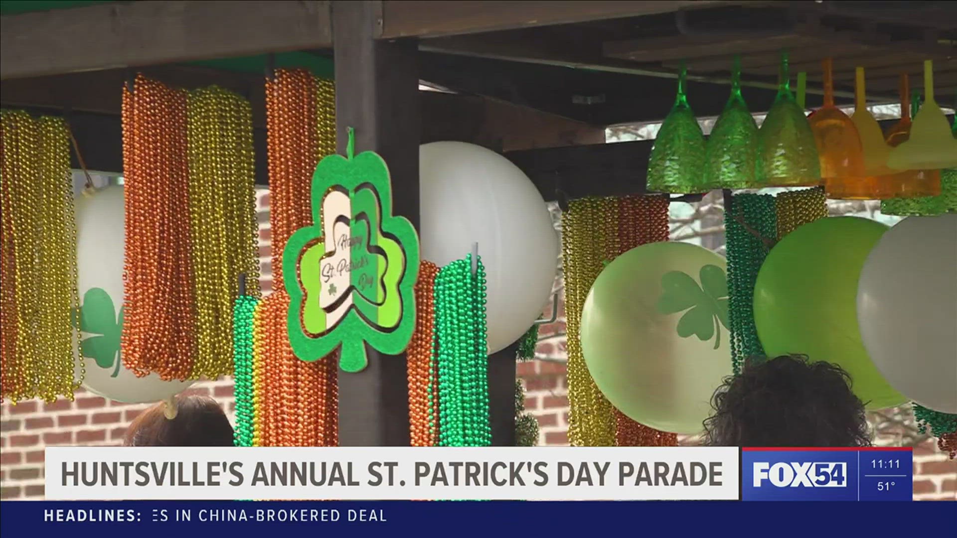 The Huntsville St. Patrick's Day Parade featured music, floats, beads, and hopefully some good luck.