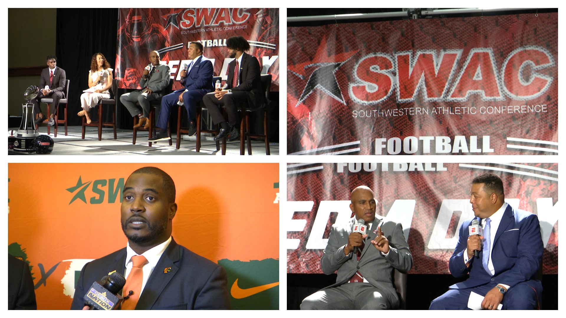 After winning the SWAC's spring championship, Connell Maynor & the AAMU were selected to repeat as champs of the East Division. Here's a recap of SWAC Media Day 2021