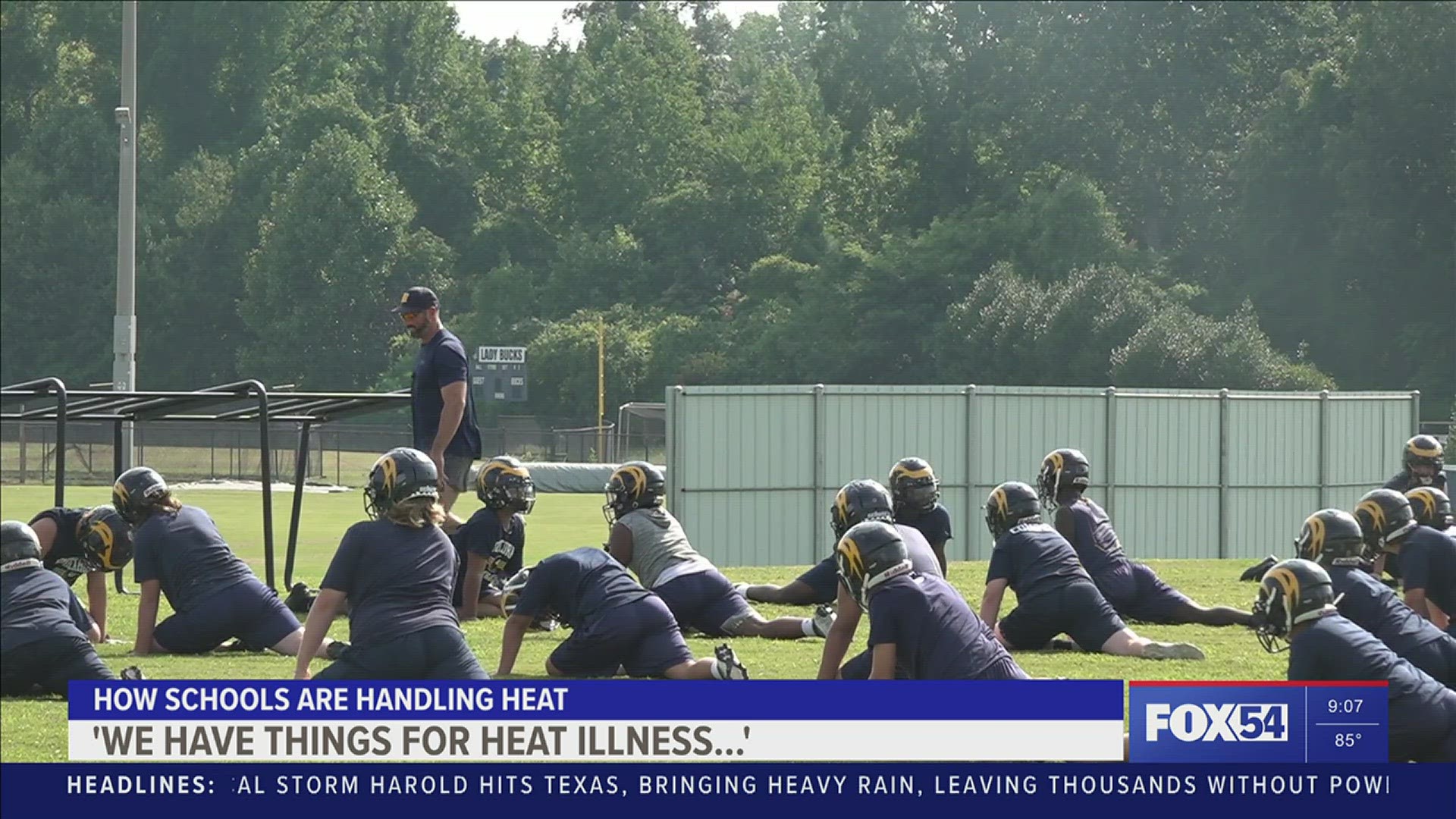 Sports practices are being modified due to high temperatures. What are schools doing to keep students dafe?