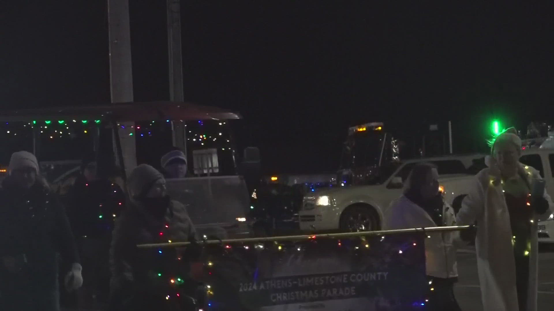 Our roving camera visited Athens on Thursday, December 5, for the starting moments of the city's annual Christmas parade.