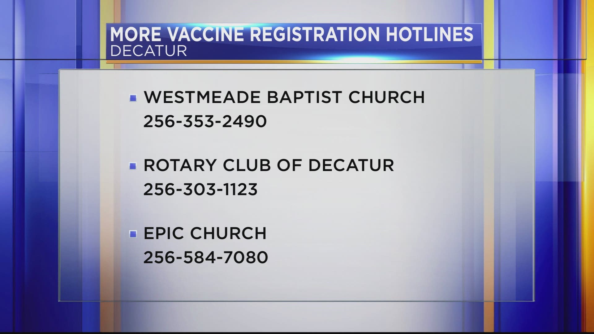 The groups are asking that individuals verify that they are eligible to receive the vaccine prior to calling for assistance.