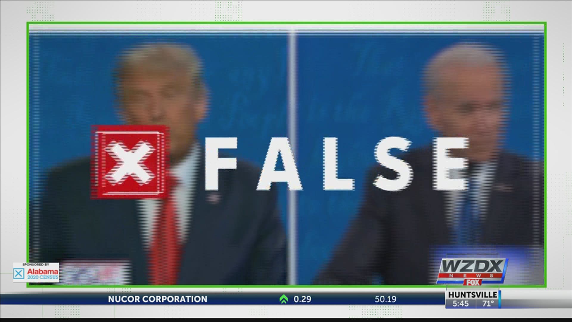 Our VERIFY researchers fact-checked what President Trump and Joe Biden said during the second and final presidential debate.