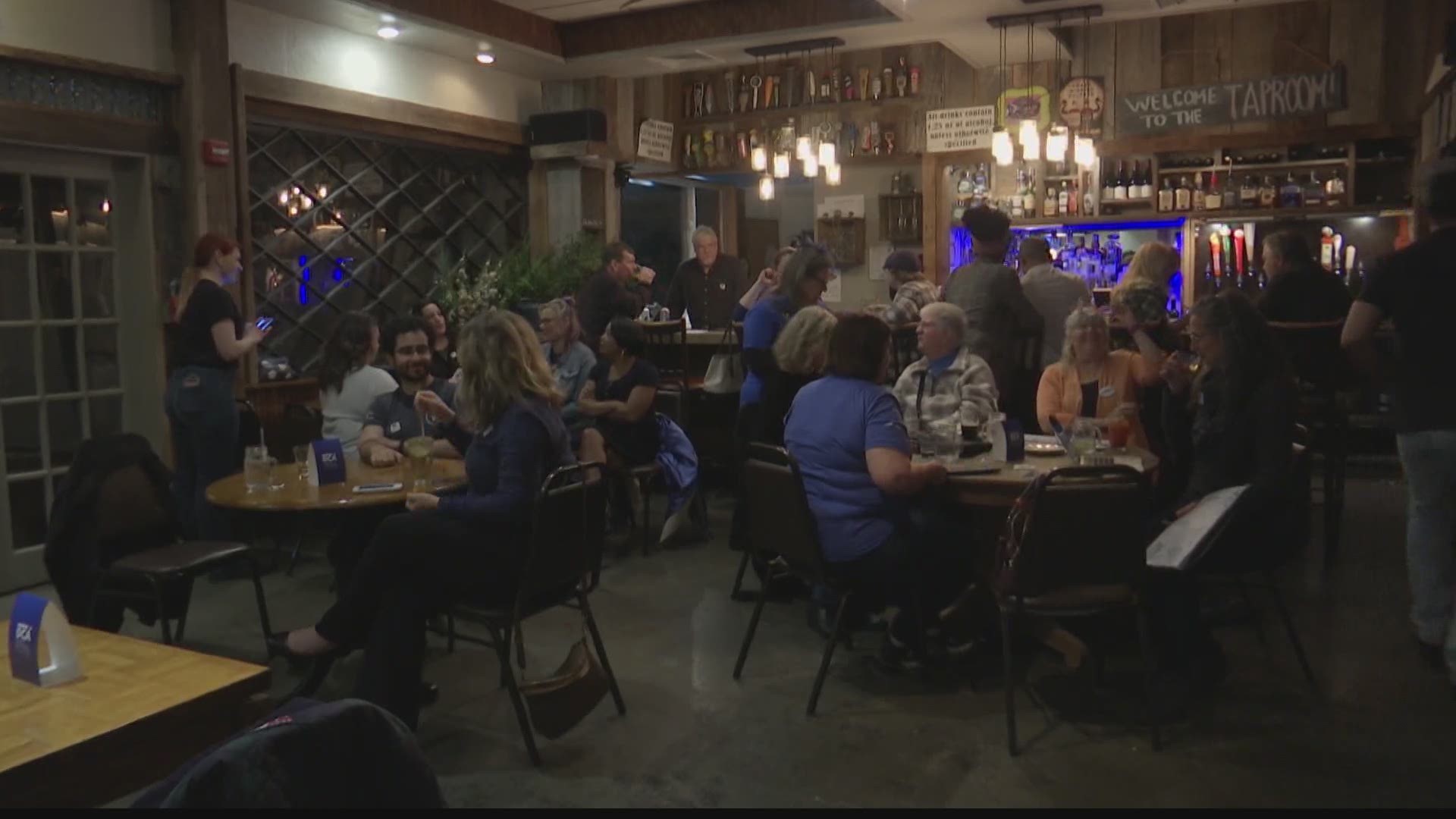 WZDX News was at the democratic watch party on Election Night.