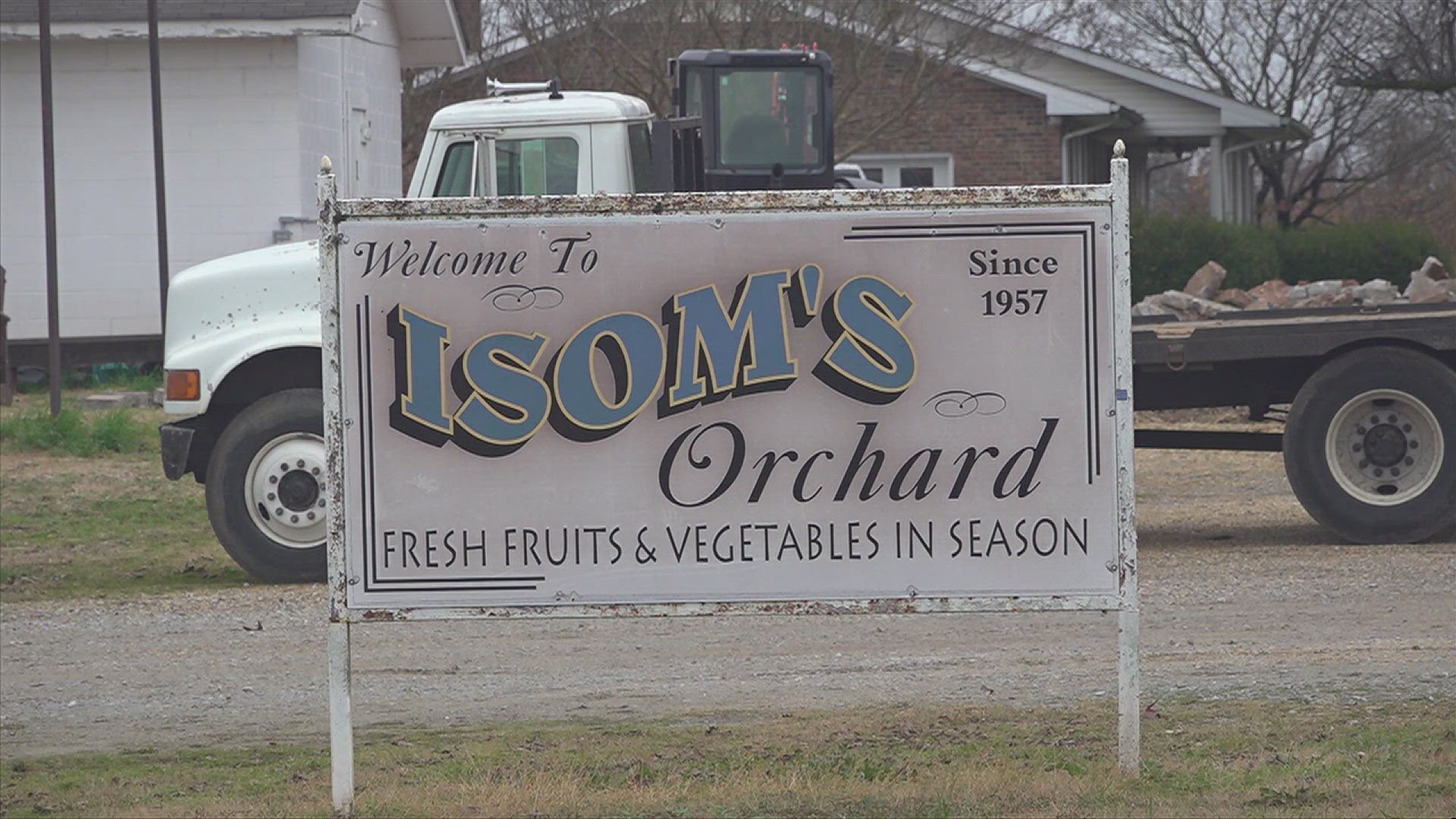 Lots of demolition work tearing up parts of the Isom's Orchard property. No worries though. The market isn't going away. It's getting better.