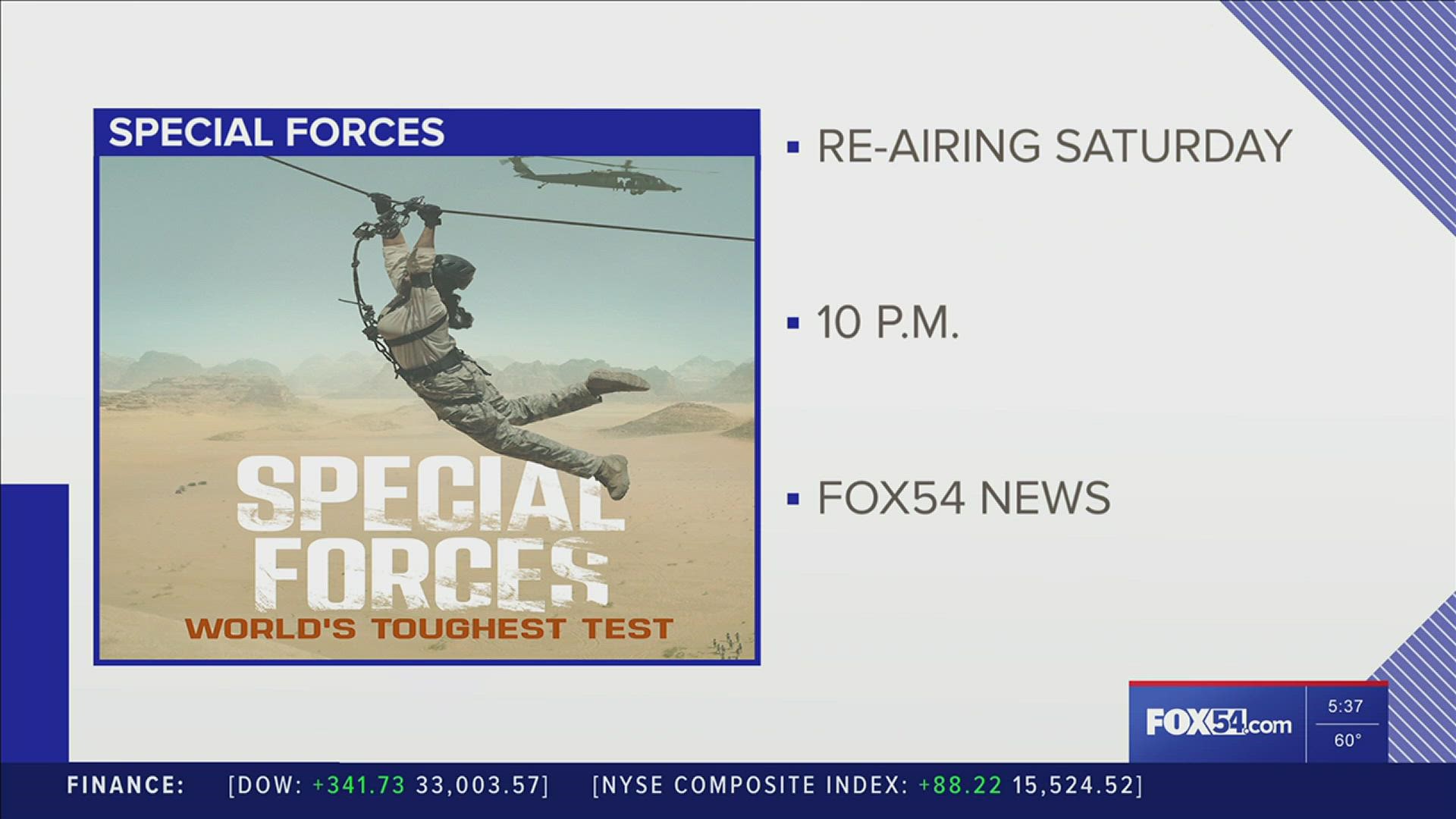 March 1 Special Forces preempted by severe weather coverage reairs March 4 at 10:00 p.m.