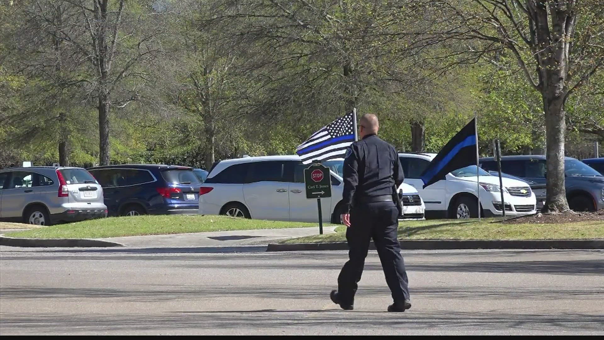 Brent Patterson with the Madison County Sheriff's Office touches on the importance of unity among law enforcement after an HPD officer's death.