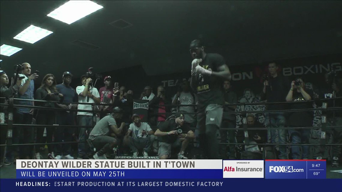 Life-size statue Of Deontay Wilder to be unveiled on May 25 in Tuscaloosa
