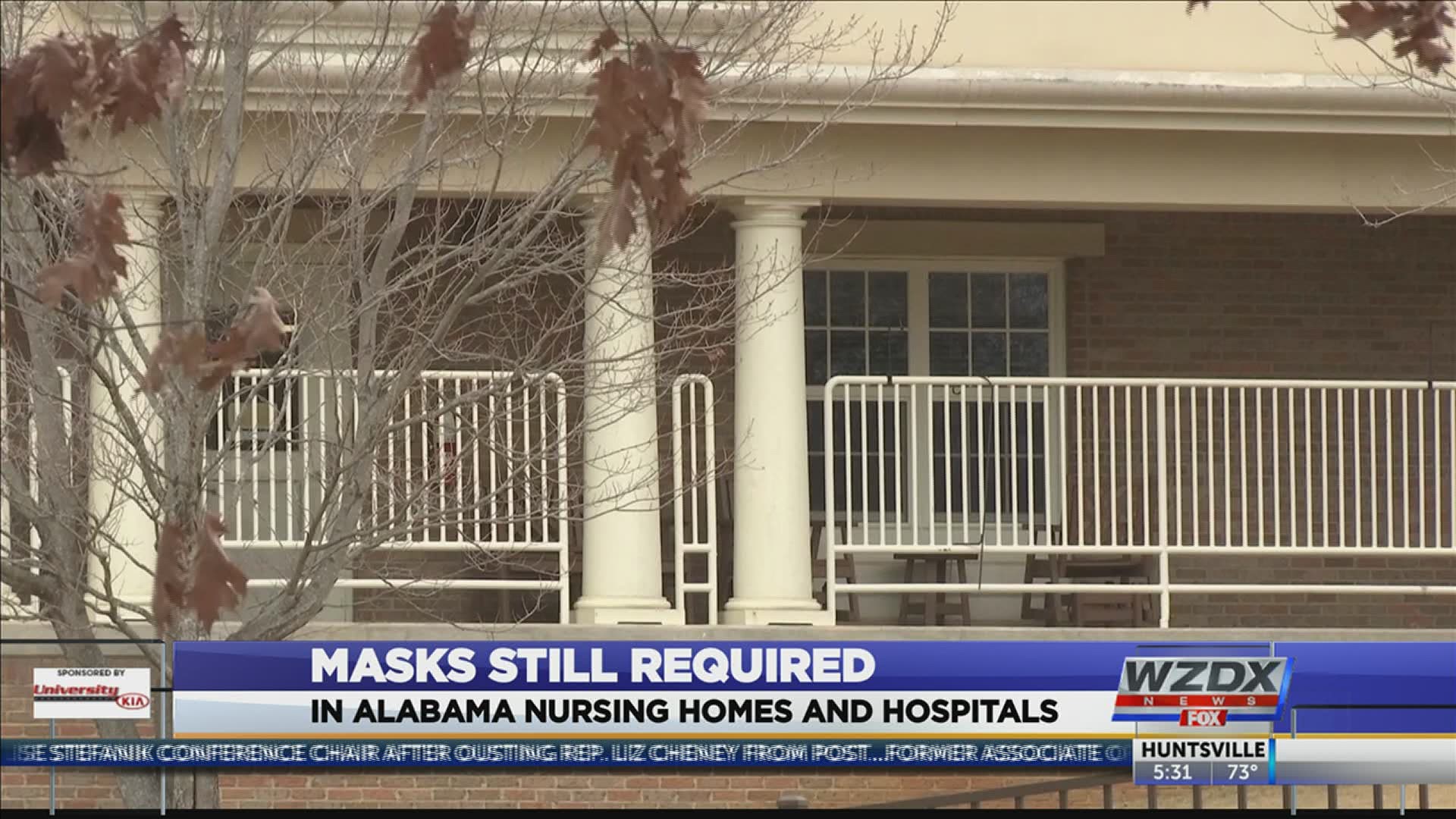 Visitors to nursing homes and hospitals need to continue to wear masks, even if they are fully vaccinated.