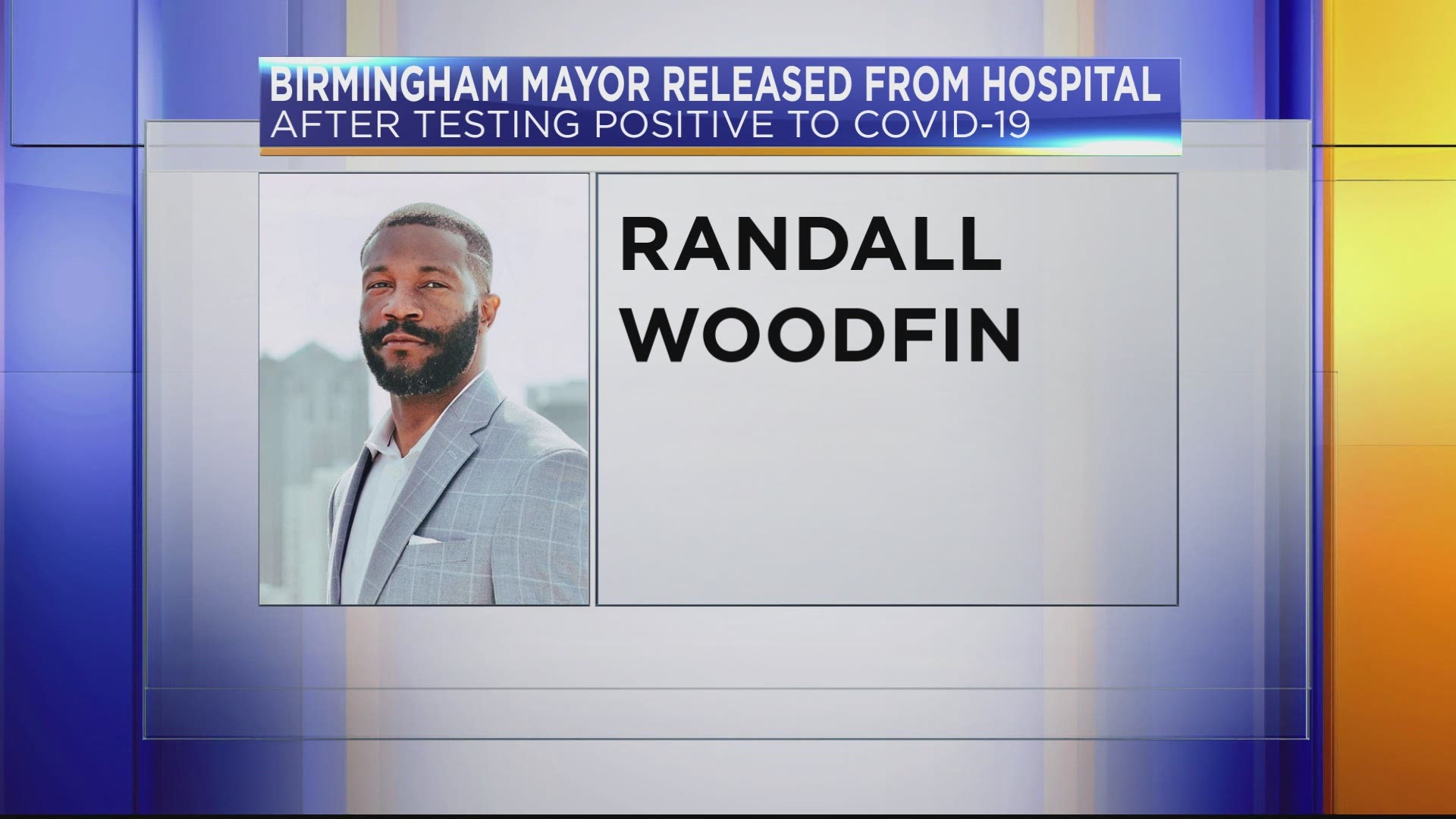 Woodfin’s doctor said he was admitted to the hospital Monday night with COVID-related pneumonia.