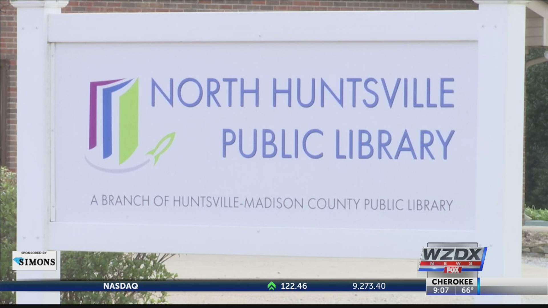 "The building does face toward Sparkman Drive here, So it has patrons pull in so they'll be looking right at the front door," said Huntsville Director of General Services Ricky Wilkinson.