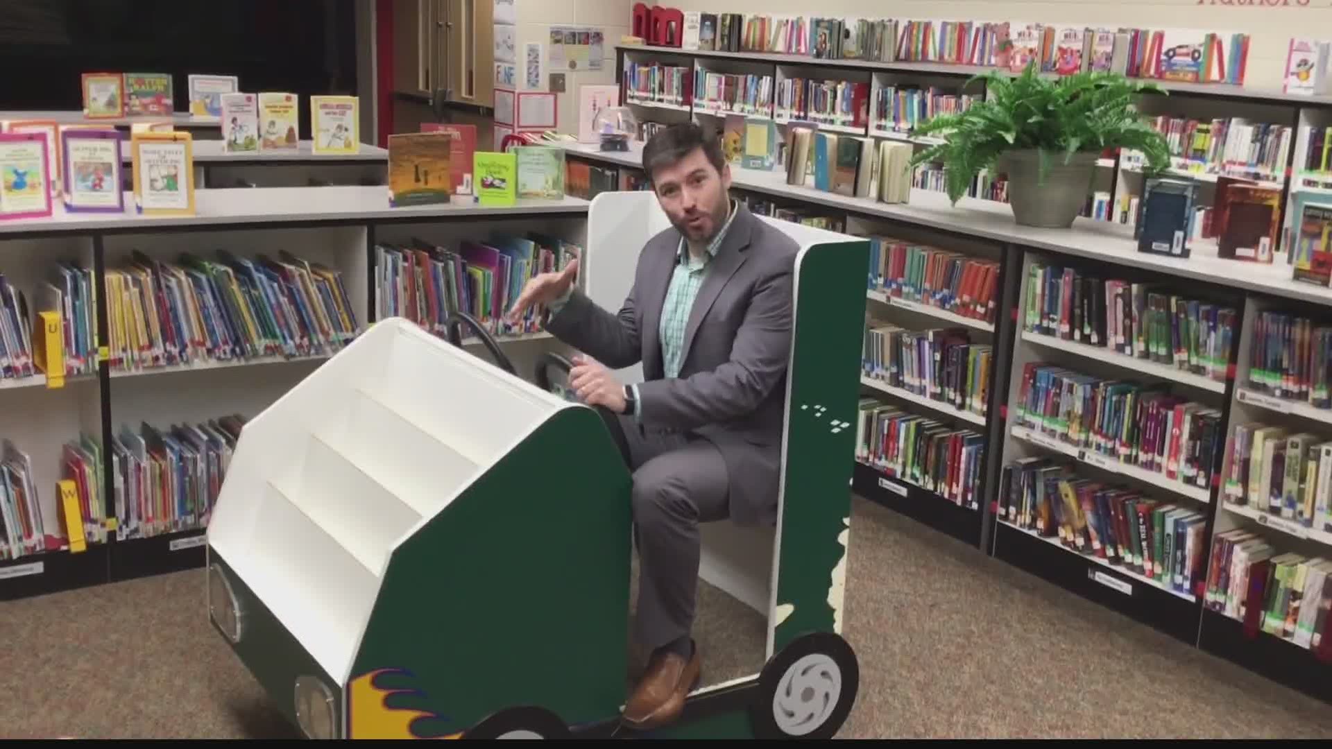 Principal Brian Givens is asking his students to share positive messages while they're away from school.