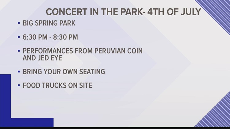 Concerts in the Park are back!
