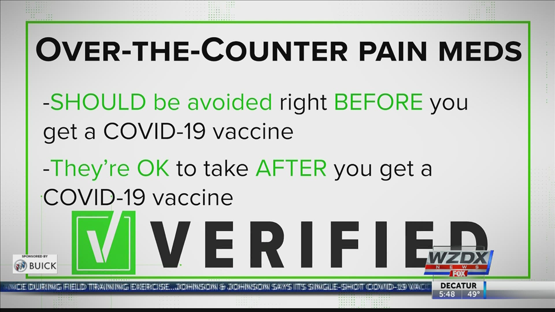 Verify Ibuprofen Acetaminophen Should Be Avoided Before Getting Vaccine But Ok Afterward Rocketcitynow Com