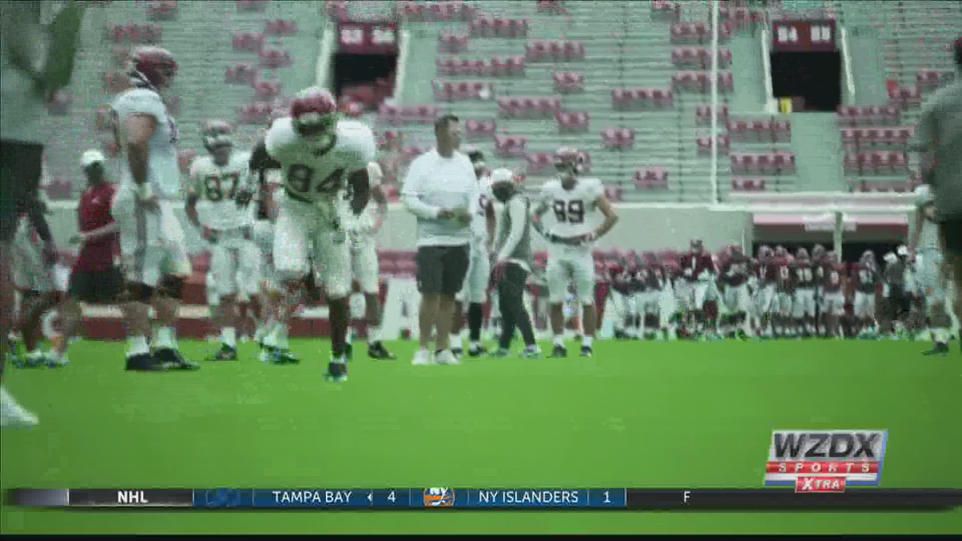 The scrimmage at Bryant-Denny Stadium was the team’s second and final game-like practice of the preseason.