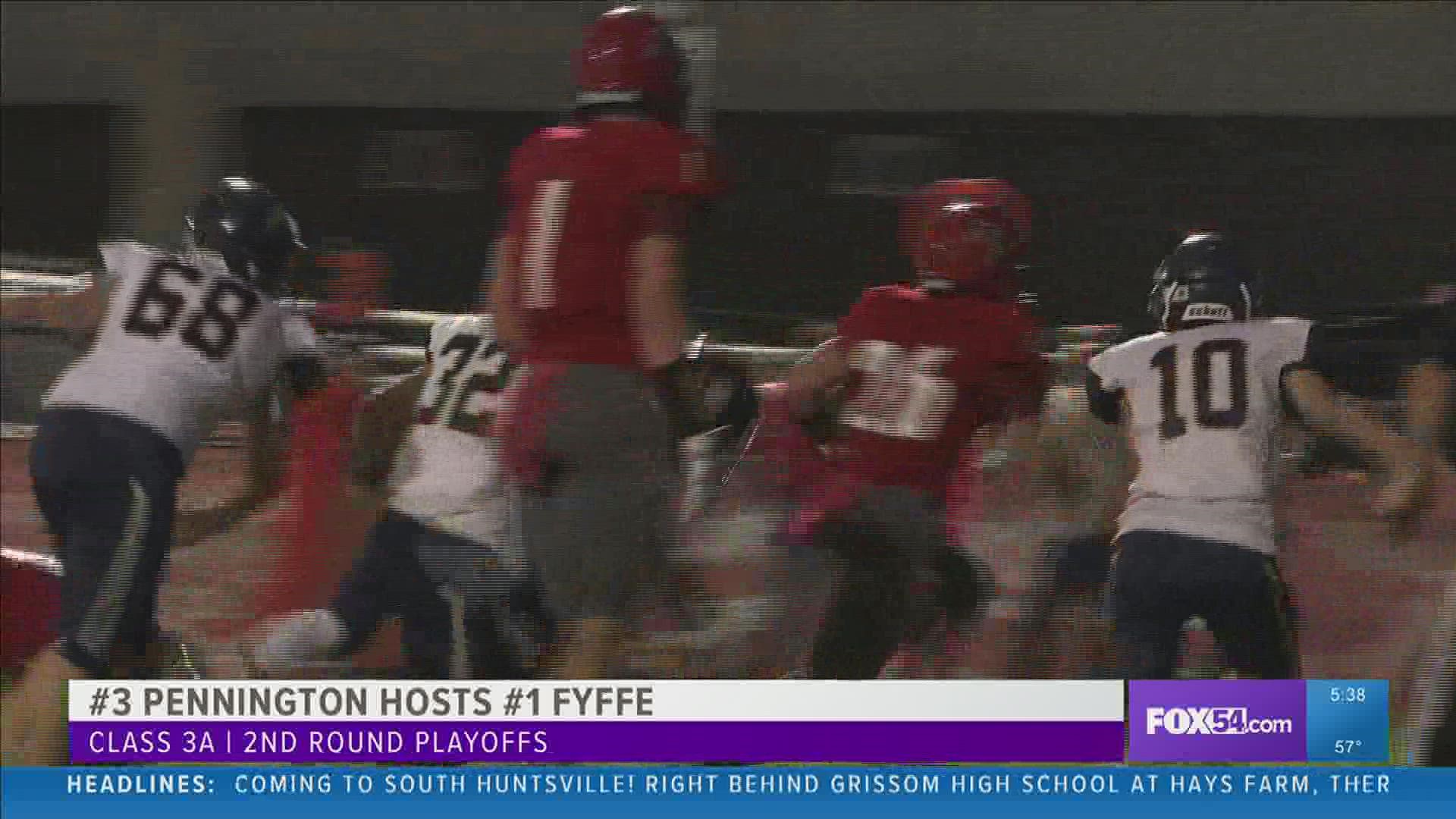 It's the second round of high school football playoffs in the Tennessee Valley.