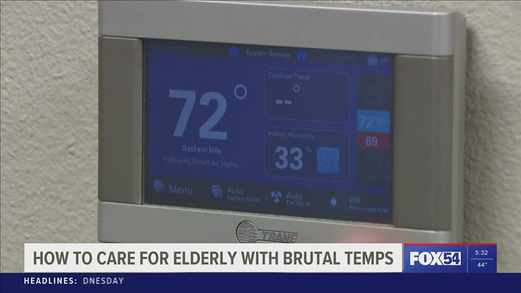 How to care for the elderly in frigid temps