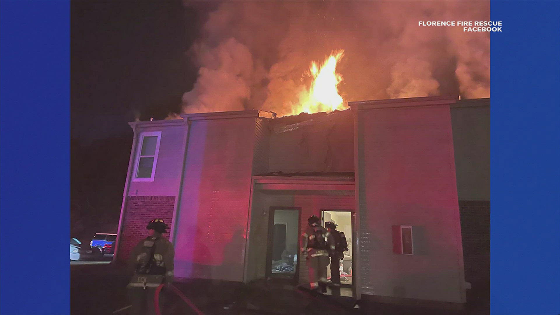 Crews are investigating a late Friday night blaze that heavily damaged a quadruplex at the Heatherwood Apartments.